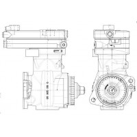Compresor Monocilindrico // Agrale - Ford  Motor Cummins Isb-6 - Oem:5273897