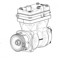 Compresor De Aire Bicilindrico / Mercedes Benz (sustituido Por 9125100050)